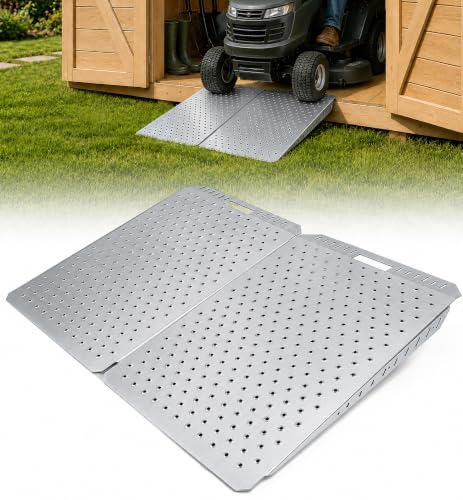 Lupar 36 x 48 Inch Heavy-Duty Shed Loading Ramp Kit