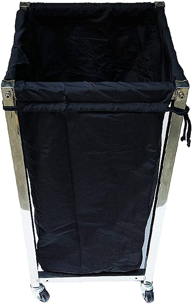 Shelf Movable Trolleys With Wheels Foldable Polyester Washing Hamper Spacious Laundry Sorter Cart Trolley Box Bag Bin On
