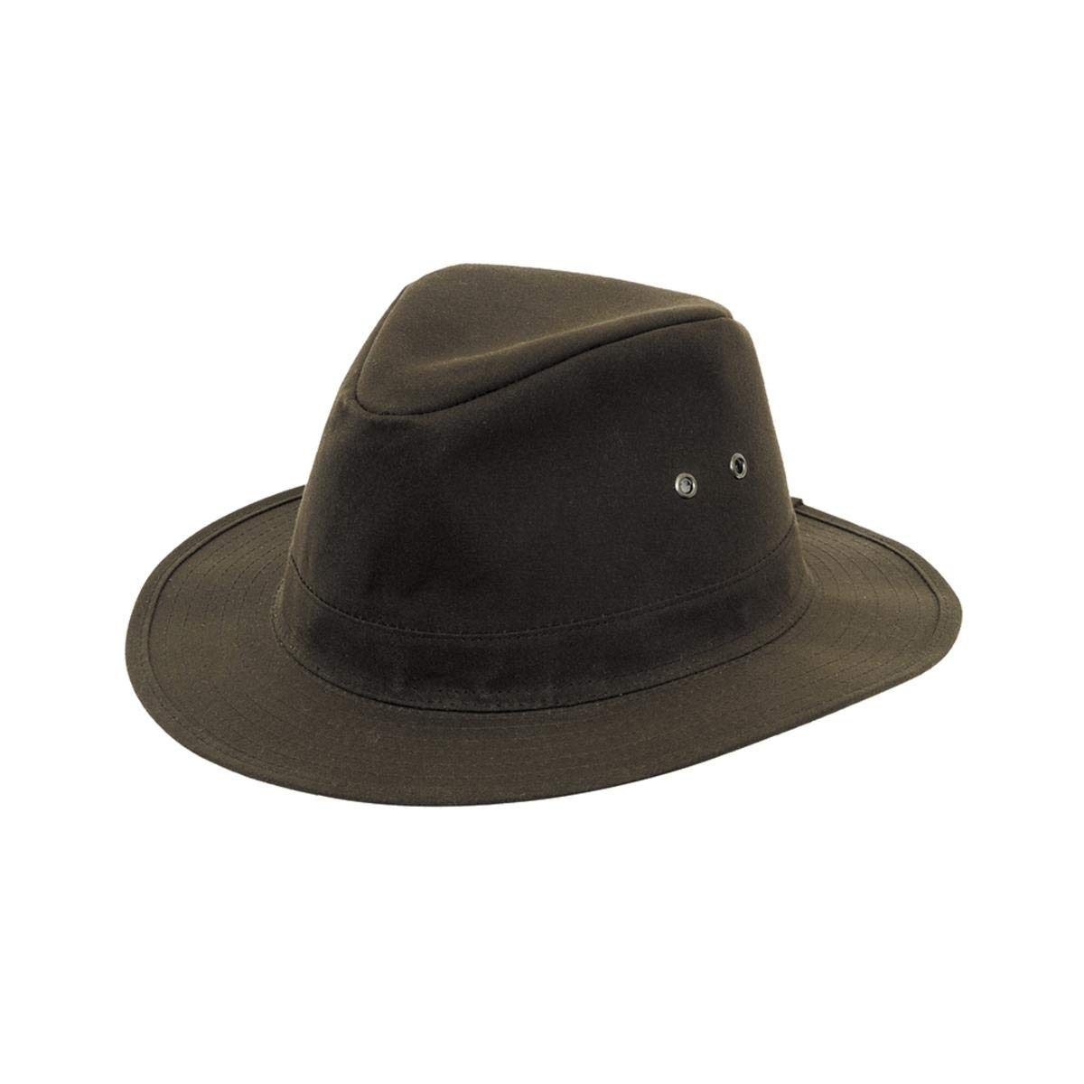 Hoggs of Fife Caledonia Waxed Hat - 100% Cotton Base, Fabric, Halley Stevenson P270 Silkwax Brown