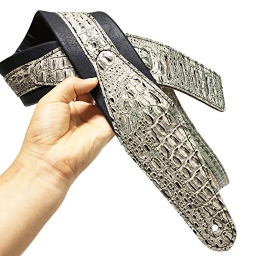 GFDFD Basse en cuir en cuir en relief Puan Sangle de guitare électrique en cuir Accessoires de sangle de guitare… - Les Beatles, Paul McCartney, John Lennon, RIngo Starr, George Harrison GFDFD Basse en cuir en cuir en relief Puan Sangle de guitare électrique en cuir Accessoires de sangle de guitare… – Image 6