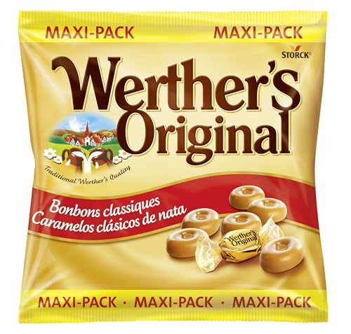 Werther's Original Caramelos toffee de mantequilla y nata, 1x300 g