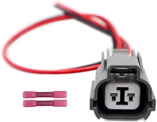 Fog Lamp Fog Light Connector Compatible with Honda Accord 2012-2015 2-Way Wiring Pigtail Harness Plug