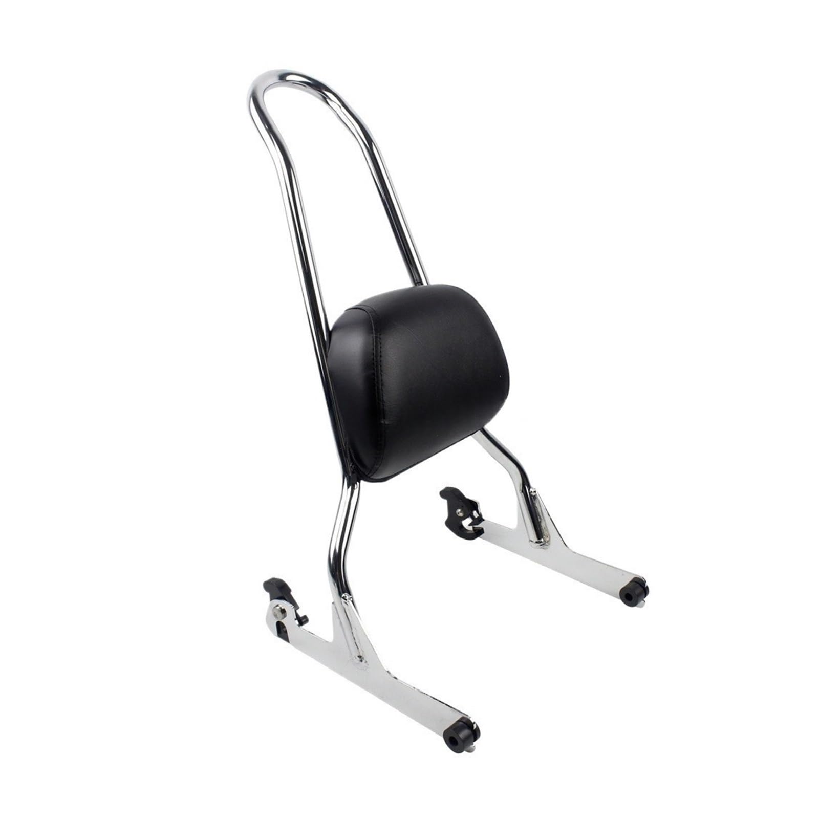 Motorcycle Backrest Motorcycle Sissy Bar Bracket Kit Passenger Backrest for Softail FLSTF FLSTSB FLSTSE 2007-25 FXST FXSTB FXSTC FXSTS 06-15