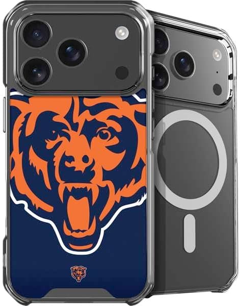 Skinit Phone Case Compatible with MagSafe iPhone 17 Pro Max - Officially Licensed NFL Chicago Bears Large Logo Design