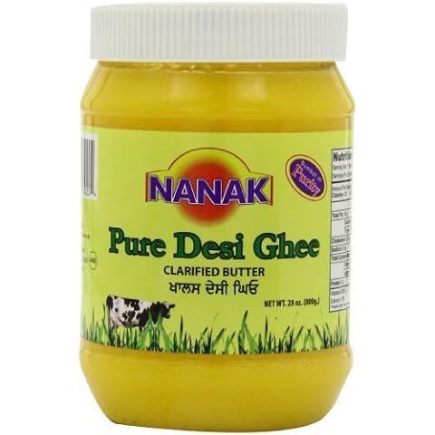 Nanak Pure Desi Ghee, Clarified Butter, 28-Ounce Jar by Nanak Cover