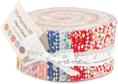 Moda 30's Playtime 2015 by Chloe's Closet Jelly Roll 33040JR