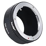 Haoge Manual Lens Mount Adapter for Olympus OM Zuiko Mount Lens to Olympus and Panasonic Micro Four...