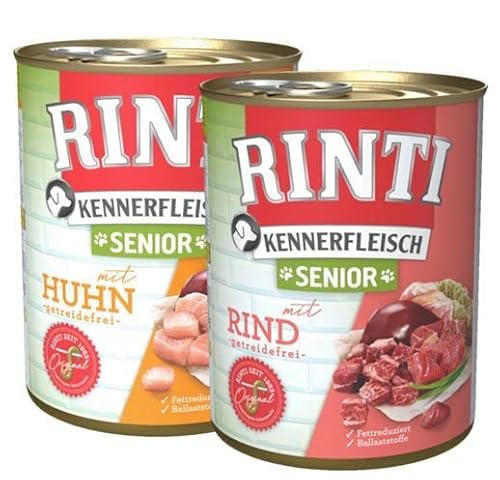 Rinti Kennerfleisch Senior Multipack Huhn & Rind