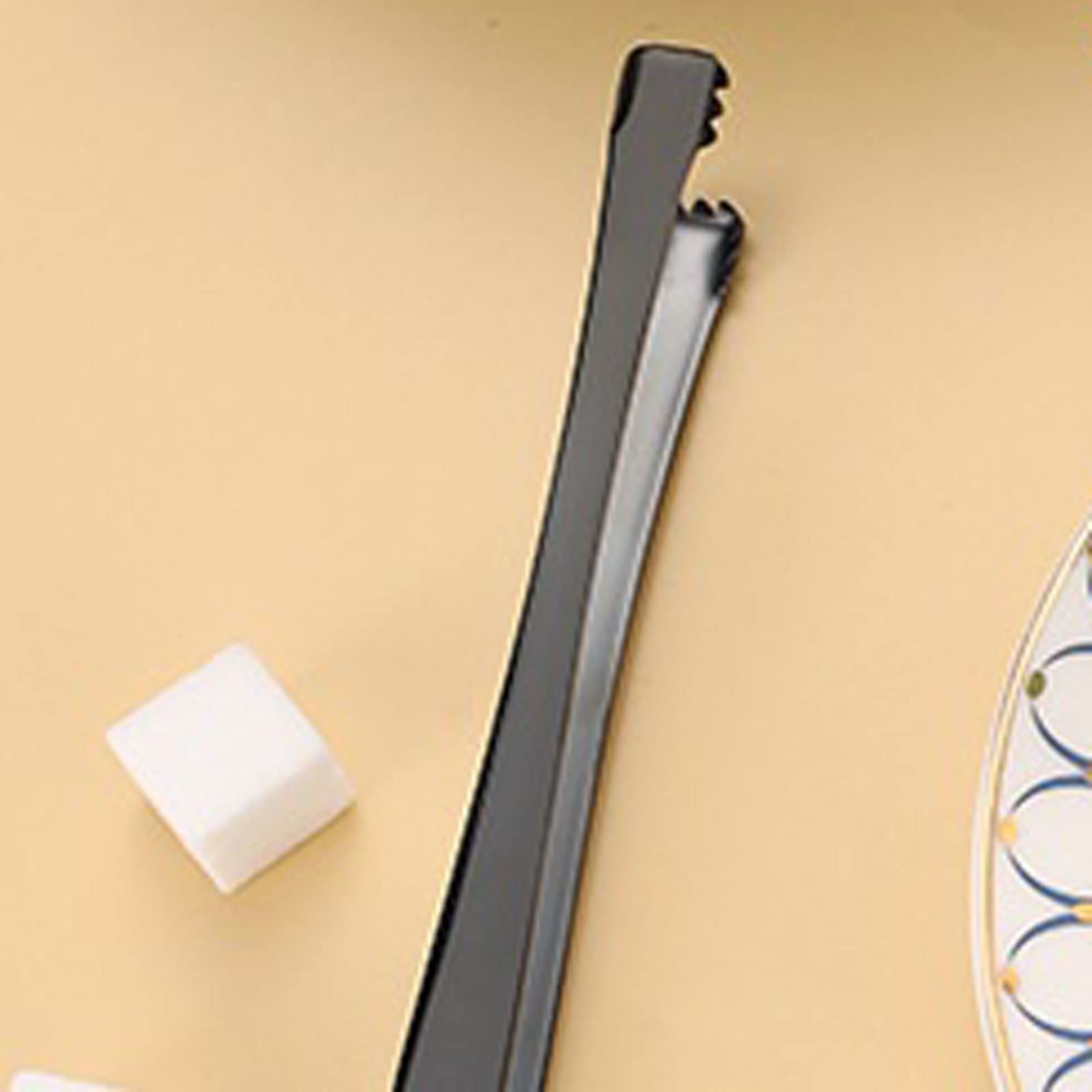MRKU Pinzas para Hielo de Acero Inoxidable para Cocina, Pinzas para Hielo con Dientes, Pinzas para Barbacoa, repostería, Utensilios de Cocina