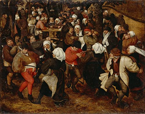 Affiches et gravures Boerenbruiloft Jan Brueghel Toile Salon 60x90