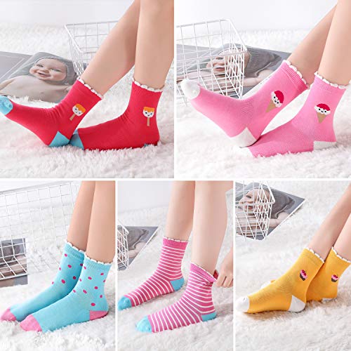 Kids Girls Cute Fashion Soft Cotton Dress Socks Gift3