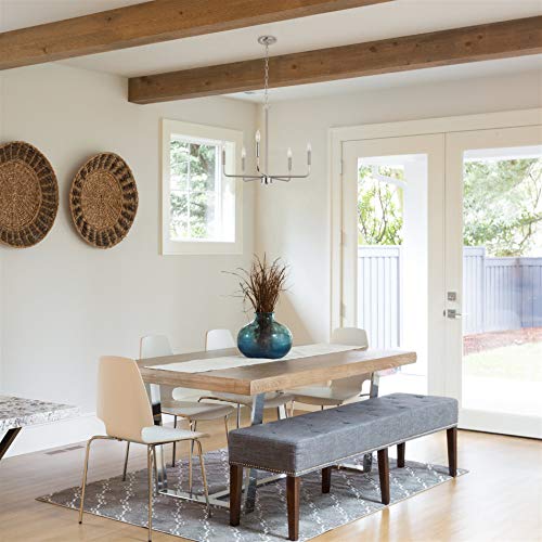 Kira Home RV-CC2469-5-BN Camille 22 Inch 5-Light Modern Chandelier thumb #1