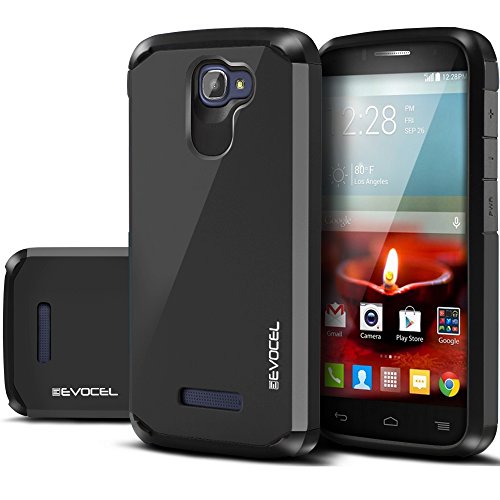 Alcatel One Touch Fierce 2 Case, Evocel Dual Layer Armor Case For Alcatel One Touch Fierce 2 7040T (T-Mobile)- Retail Packaging, Slate Alcatel One Touch Fierce 2 Case, Evocel Dual Layer Armor Case For Alcatel One Touch Fierce 2 7040T (T-Mobile)- Retail Packaging, Slate