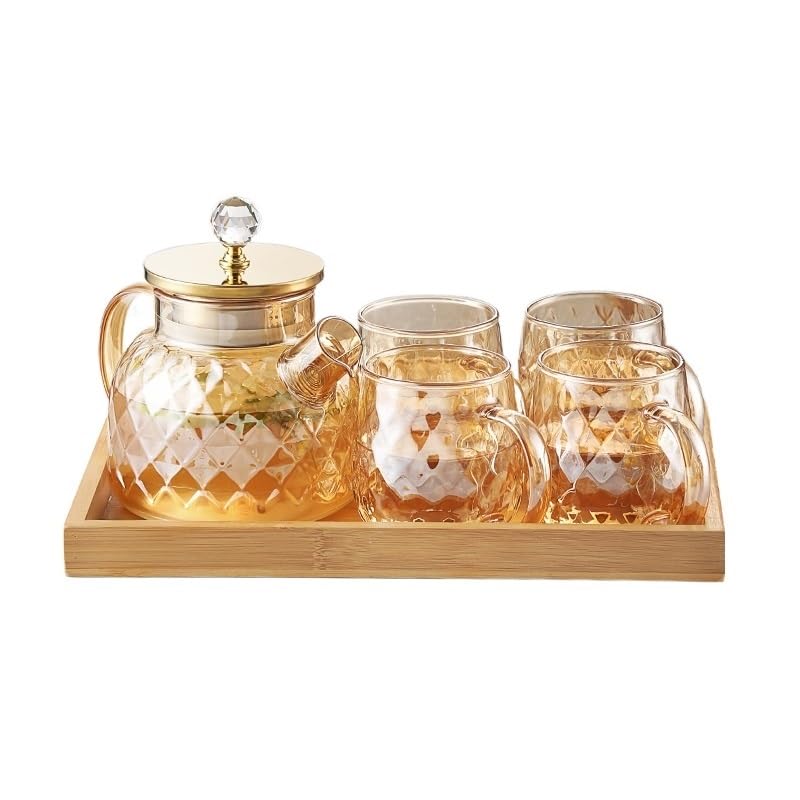 Carafe bouilloire froide en verre pour les repas conviviaux en famille