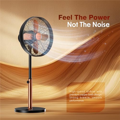 Image of CELLECOR ClassicFlow CPF124L Pedestal Fan |1300RPM | 4 Blades | 350mm Sweep