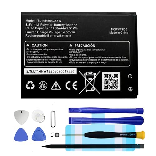 Vvuilsty LT14H504357W Replacement Battery for AT&T Cingular Flip IV U102AA 4G,Rechargeable 0 Cycle Battery Compatible with AT&T Cingular Flip IV U102AA 4G