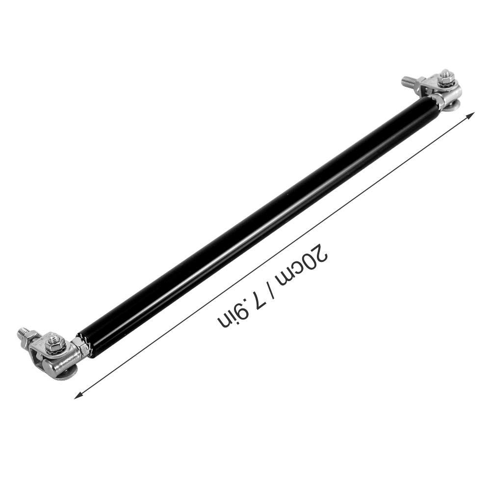 Splitter Support Rods, Bumper Mount per Lip Splitter Puntoni, 1 Paia, 20cm Bumper Mount per Paraurti anteriore, per la maggior parte dei veicoli (nero)