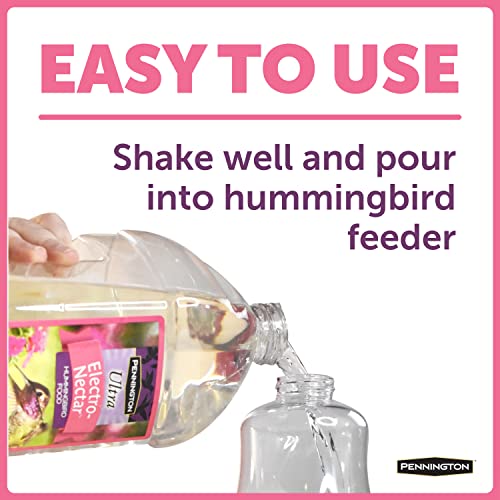 Pennington 100543828 ElectroNectar Hummingbird Food Ready to Use, Clear