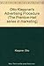 Otto Kleppner's Advertising procedure (The Prentice-Hall series in marketing)