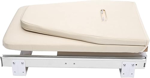 Miniatura 3 de Tabla de planchar retráctil, para guardar en el gabinete, fácil de instalar, 32.3 x 12.2 pulgadas, estación de planchado para el hogar, apartamento