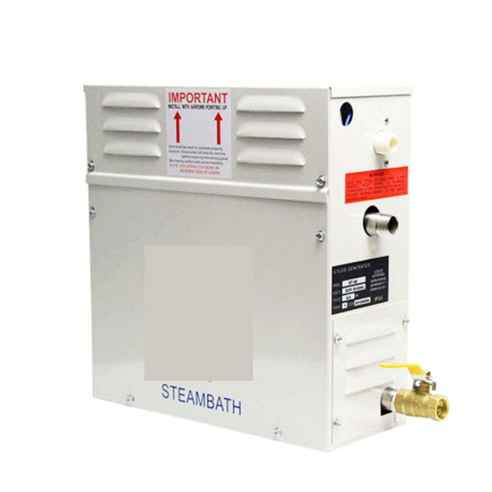 Riscaldatori per Sauna, generatore di Vapore da 18 kW, Bagno Turco Domestico, Sauna, Forno a Vapore Secco, vaporizzatore a Vapore Umido, Controller Digitale