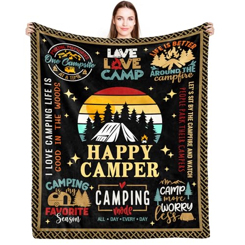Camping-Gifts-for-MenWomen-Camping-Throw-Blanket-60X50-Camping-Lovers-Gifts-Ideas-Cool-Camping-Gifts-for-Camper-Campsite-Outdoors-RV-Travel-Hiking-Camping-Gift-Blanket