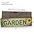 Garden Themed Decorative Signs Vintage Wood Hanging Sign Outdoor Garden Decor Plaques Patio Deck Porch Yard Art Decoration by 16''x5''