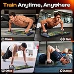 AERLANG Extra Large Push Up Board 26.2" x 13.8", Portable 30-in-2 Workout Set for Push Up, Multi-functional Pushup Stands for Strength Training, Fat Burning Push Up Bar for Home Gym - Image 4