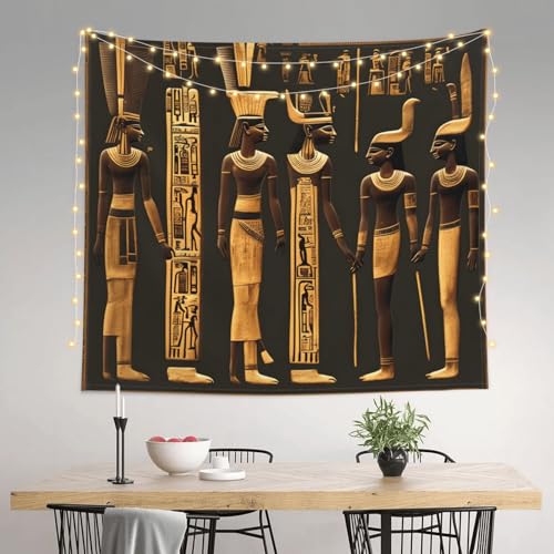 Tapiz de pared EdWal        , decoración egipcia de gran calidad para sofá 3
