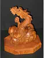 飛騨高山 谷口彫刻一位一刀彫 龍箱箱 龍 | 一位一刀彫 谷口彫刻ECサイト