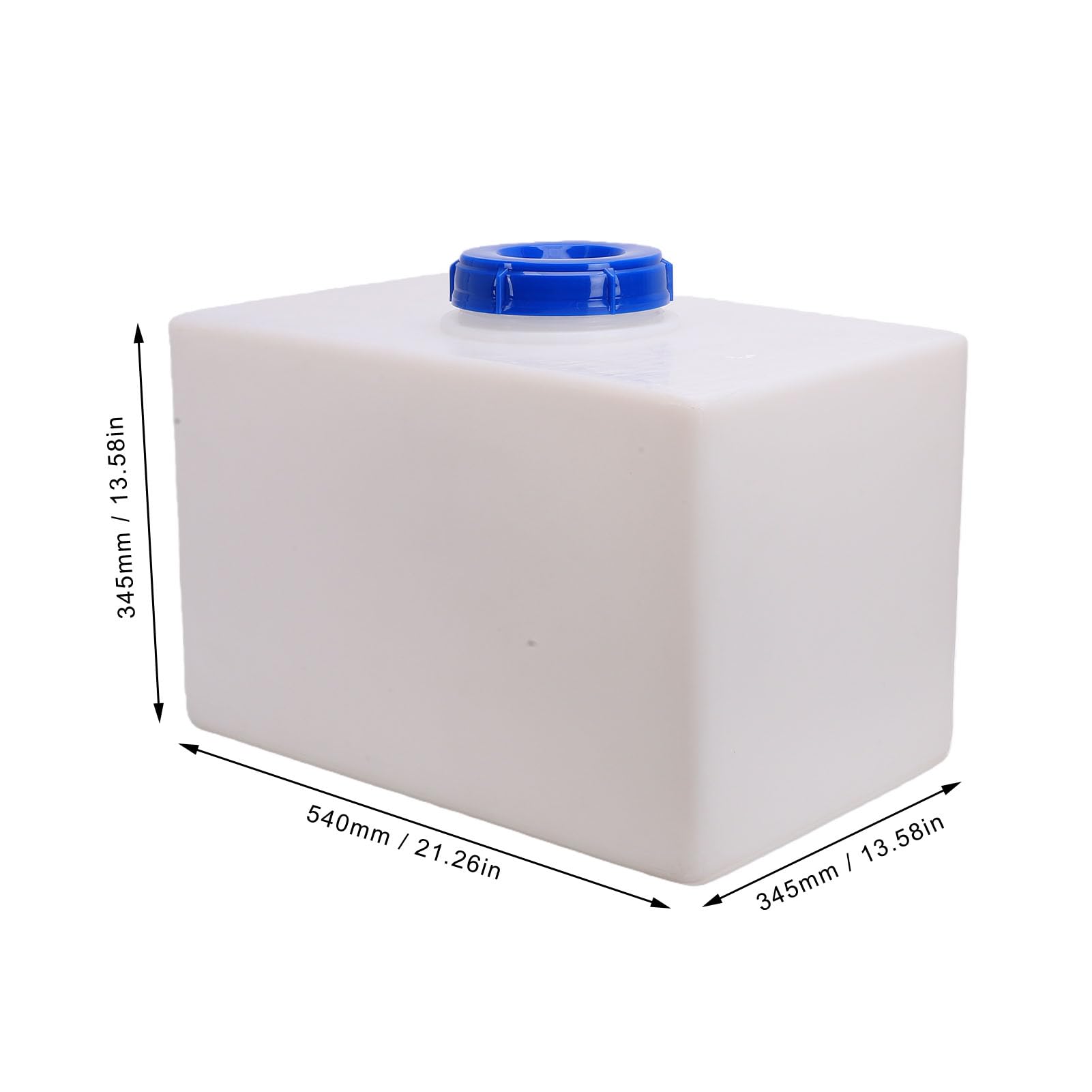 RV-Reservoir-Wassertank, 17 Gallonen, Weiße Farbe, Auslaufsicherer LLDPE-Trinkwasserspeichertank für Yachten