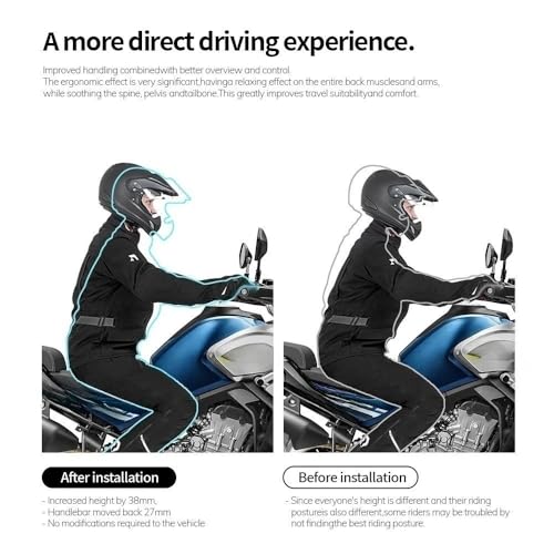 Abrazadera manillar motocicleta para Ibex 800MT elevador resistente 3