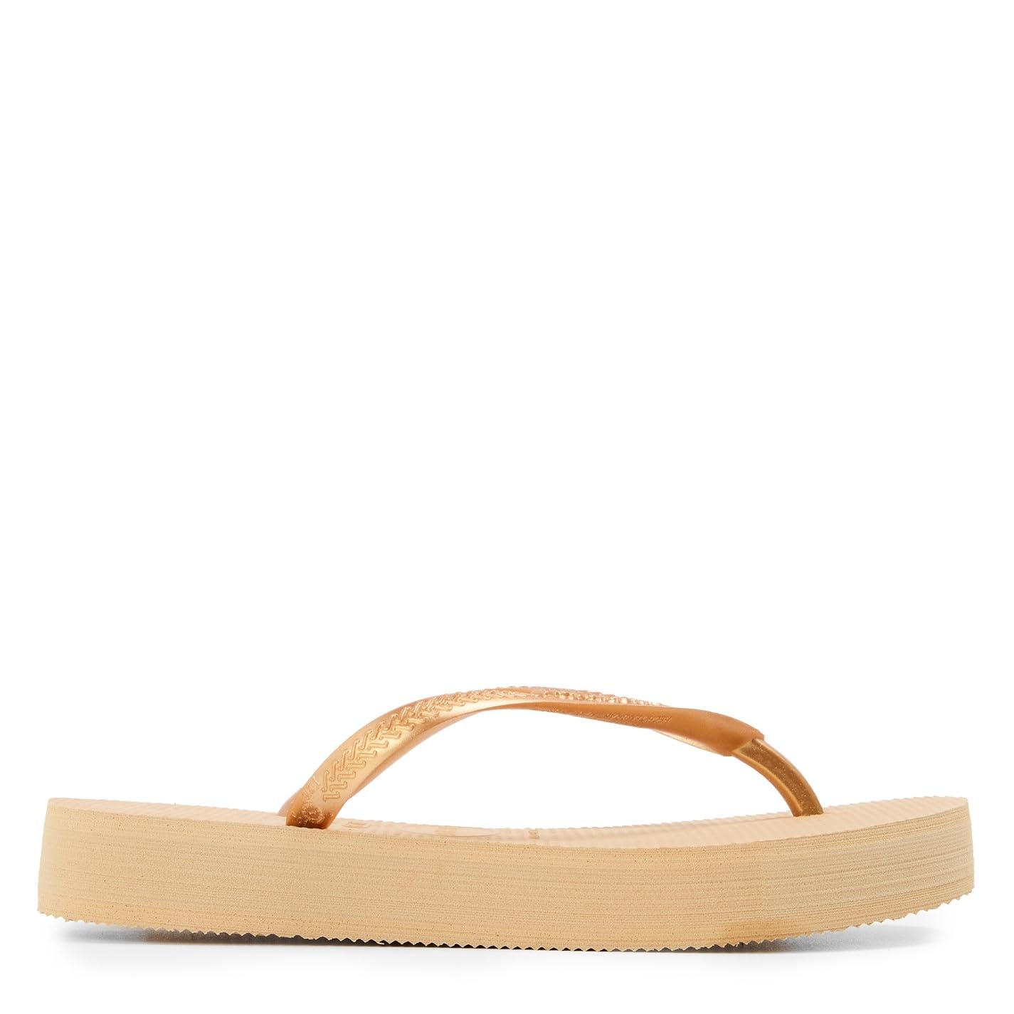 Havaianas Slim Flatform Women FlipFlop Golden 3.5/4 UK