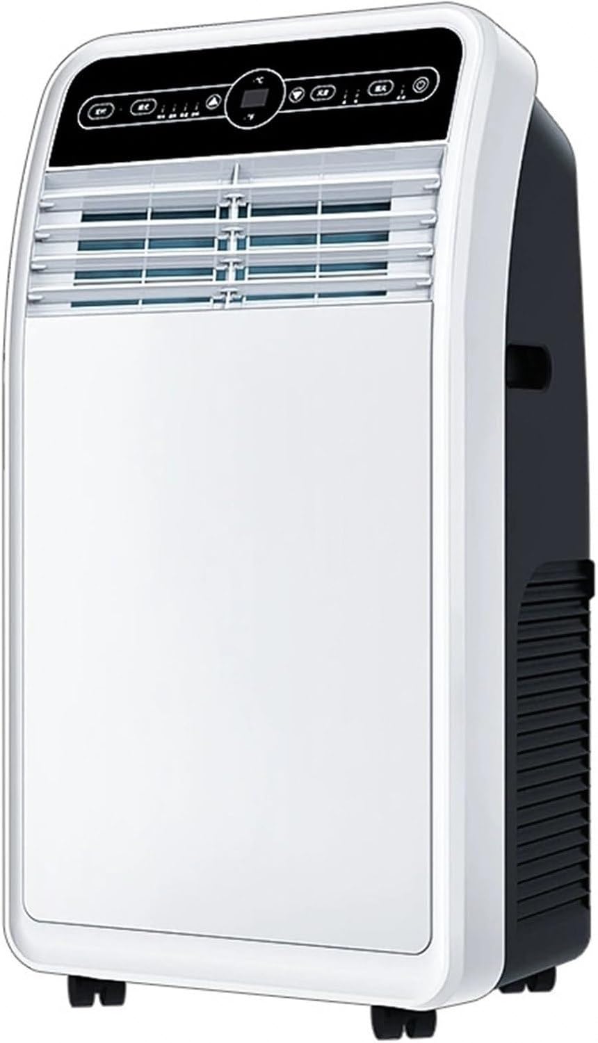 Aire Acondicionado Portátil 12000 BTU, Sin Control por Voz, Enfriar Ventilador Deshumidificar Sueño, Caudal 350m³/h, Temporizador 24H, Kit Ventana Salón