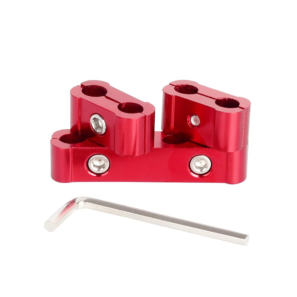 Yuecoom Séparateurs De Fils De Bougie 8 Mm – Kit 6 Pièces ABS Noir (2x2, 2x3, 2x4 Fils), Résistant Usure, Organisation Moteur Propre