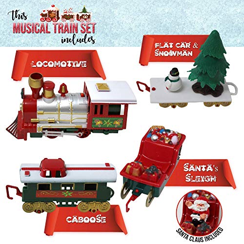 Set trenino di Natale - Confezione da 22
