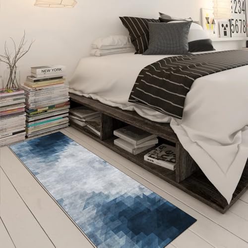 Alfombra larga de cocina y pasillo transitable con diseño abstracto lavable 3