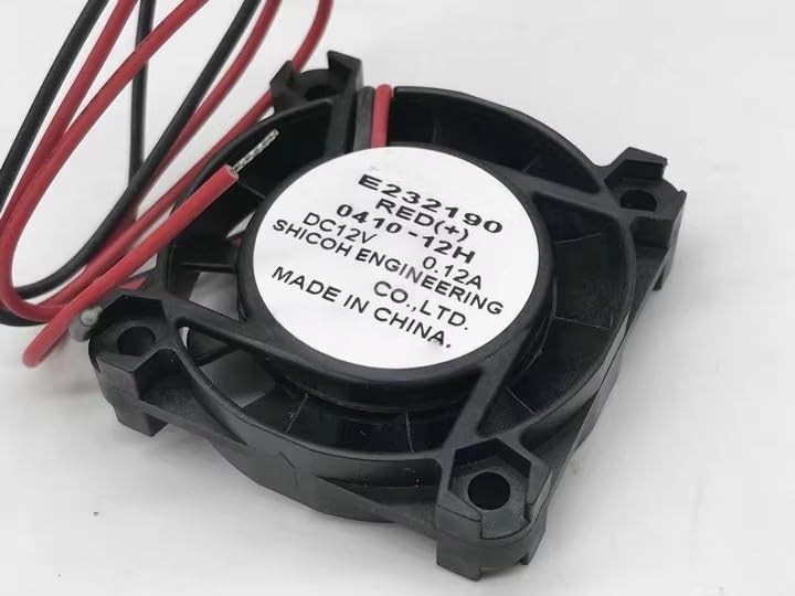 0410-12H 40x10MM DC12V 0.12A Super Durable Cooling Fan for Electronics and DIY Projects