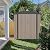 JUMMICO Metal Outdoor Storage Shed 6 x 8 FT Metal Shed with Lockable Door,Waterproof Garden Tool Shed Storage House for Backyard Patio Lawn,Brown