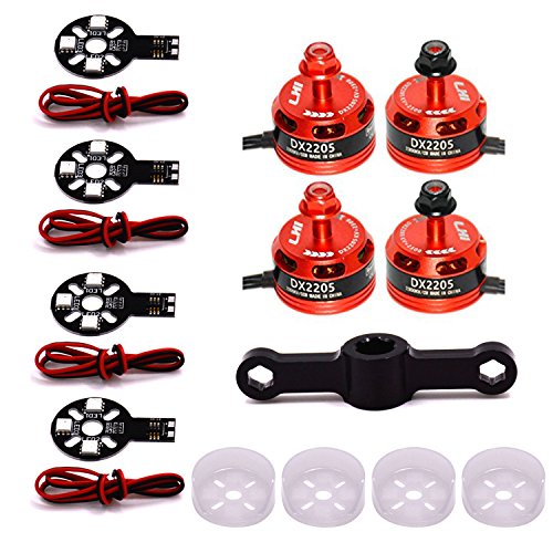 LHI 4pcs DX2205/2300KV brushless motor is