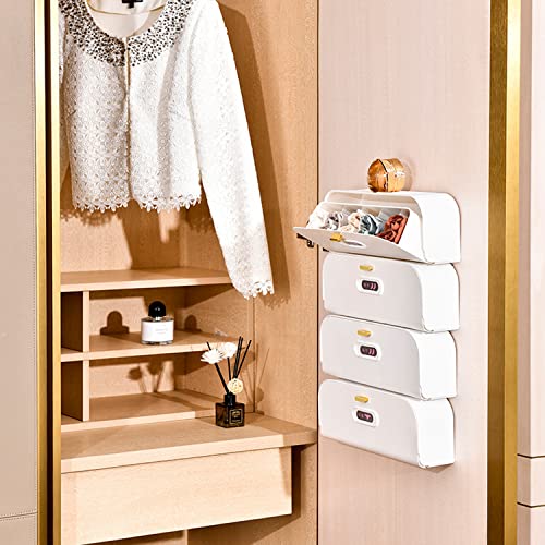 Shery Underwear Organizer Box Closet Sock Drawer Storage Dividers Underwear Bras Sock Storage Plastic Wall Mounted Organizer #TOP1