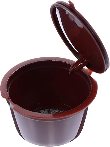 BESTonZON 3 unidades de filtros compatibles con K para cafeteras con accesorios tazas rellenables colador marrón cápsula Dolce Gusto Capsule tazas