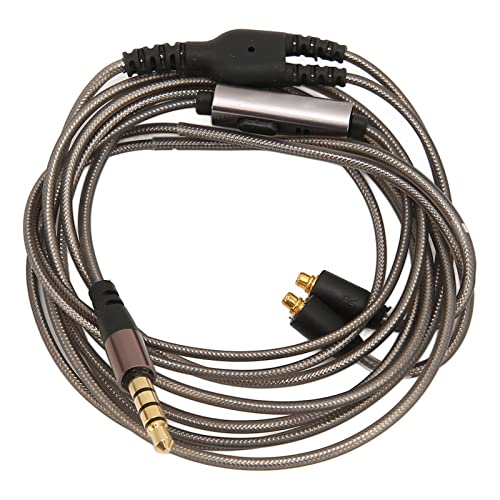UPALDHOU CHOMPHEL Cable Control Control with Microphone, OFC Copper Helmet Cable for W Series, 3.5 Mm Helmet for Hands on Calls