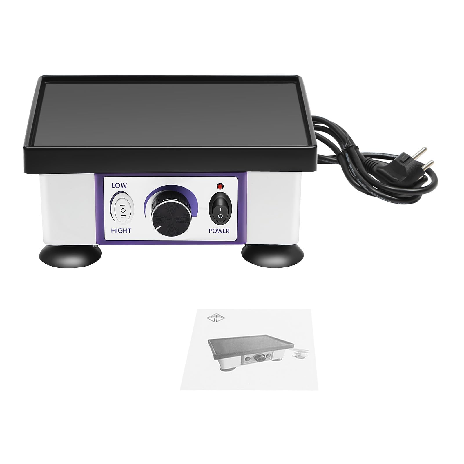 Dental Oszillator, 120W 220V Gipsrüttler Rüttler Vibrator Rüttelplatte | Kupfermotor, Oszillatoren - Lab Equipment, Square Dentalrüttler Rüttler für Zahnärzte Zahnarzt Klinik