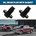 SING F LTD 2PCS Oil Drain Plug with Seal M14x1.5 Compatible with Dodge Ram 1500 2004-2021 Compatible with Jeep Grand Cherokee 2005-2021 Oil Drain Sump Plug Screw