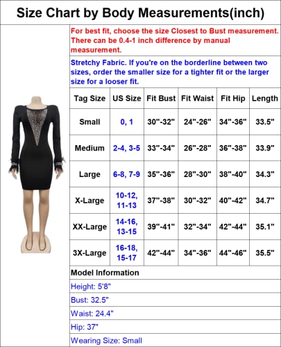 Figdaw Sexy Rhinestone Bodycon Mini Dress For Women Party Club Night(C6169,Black,M) #TOP2