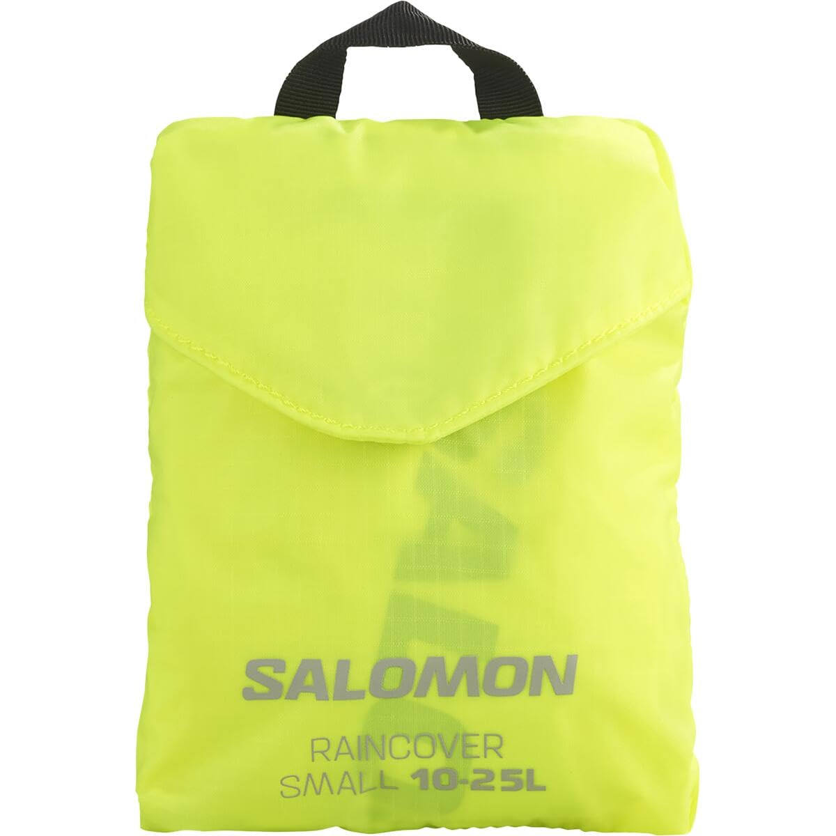 Salomon Pioggia Cover Piccola, protezione dalle intemperie in nylon siliconico impermeabile, vestibilità leggera e regolabile per zaini da 10-25 litri, dettagli riflettenti
