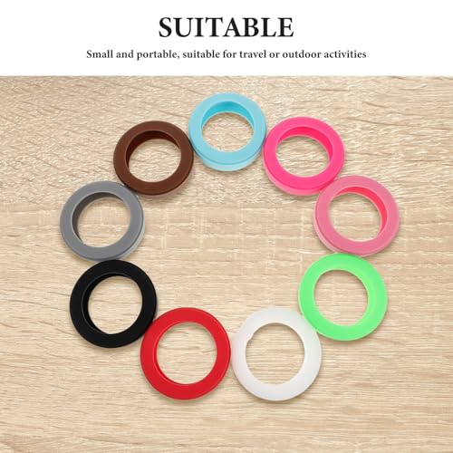 Bridas reutilizables de silicona para evitar nudos en cables de auriculares 4