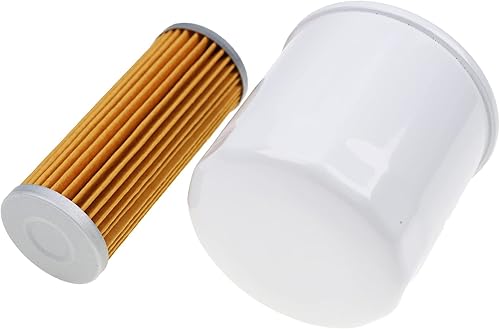 Miniatura 4 de DVPARTS Kit de filtro de combustible y aceite M806418 MIU804763 M801101 para John Deere 1023E 1025R 1026R 2305 2320 755 855 HPX Diesel Gator X495