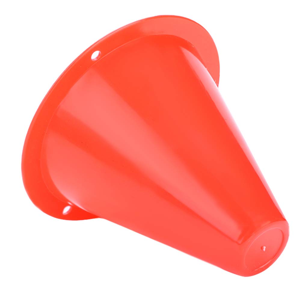 Keenso 10 Pezzi di marcatori di Calcio, Set di marcatori di Calcio(Rosso)